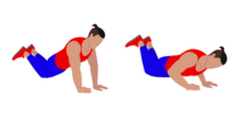 close-knee-push-up