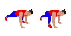 plank-lunges
